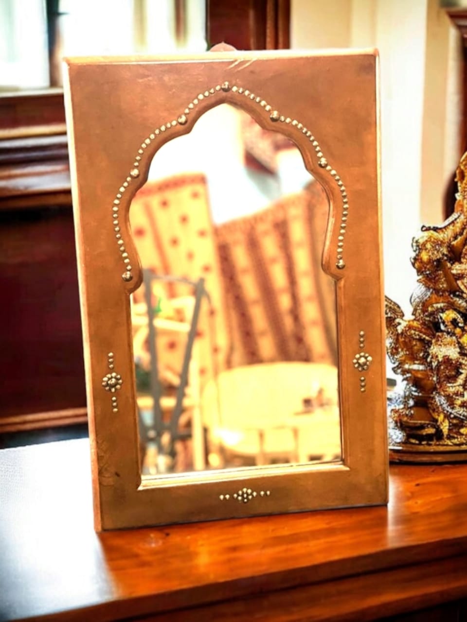 Miroir Recto en cuir