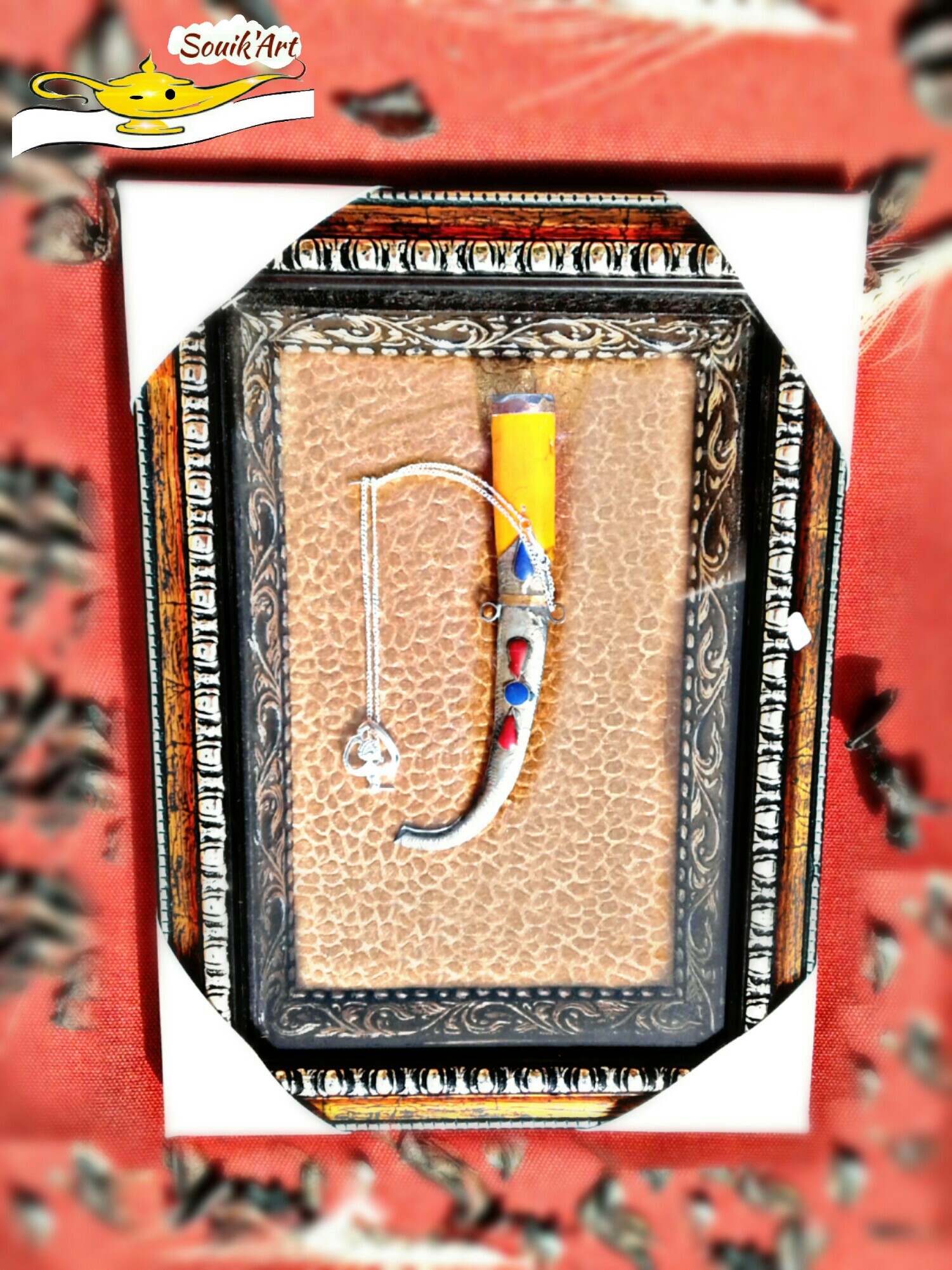 Tableau déco dague