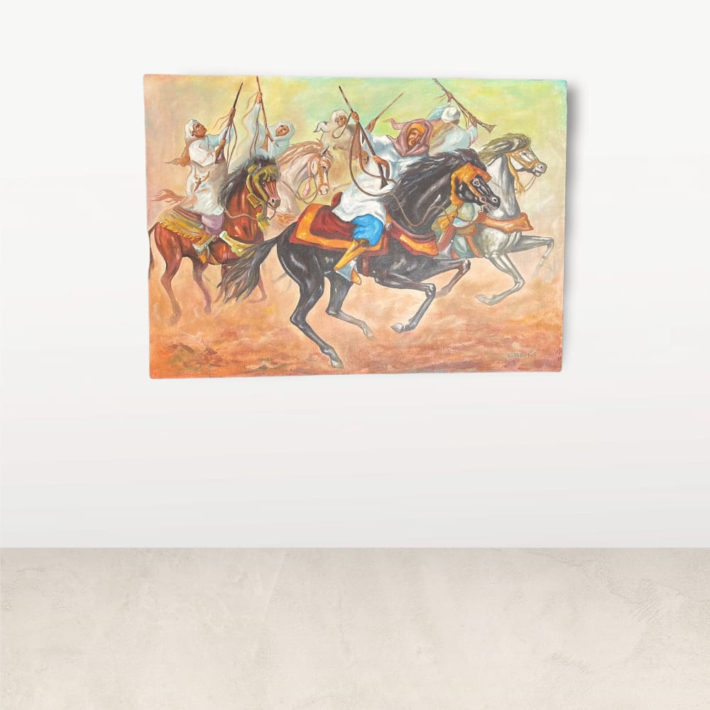 Tableau La fantasia II peinture à l’huile