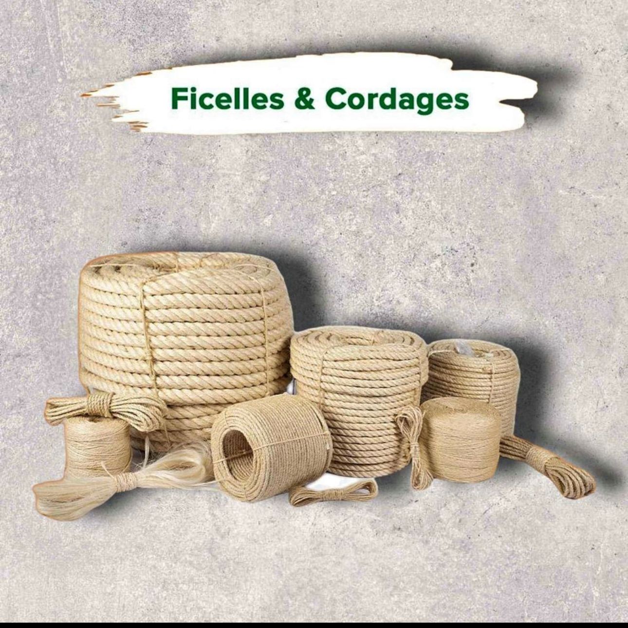 Ficelles et Cordages (Prix pour 100m)