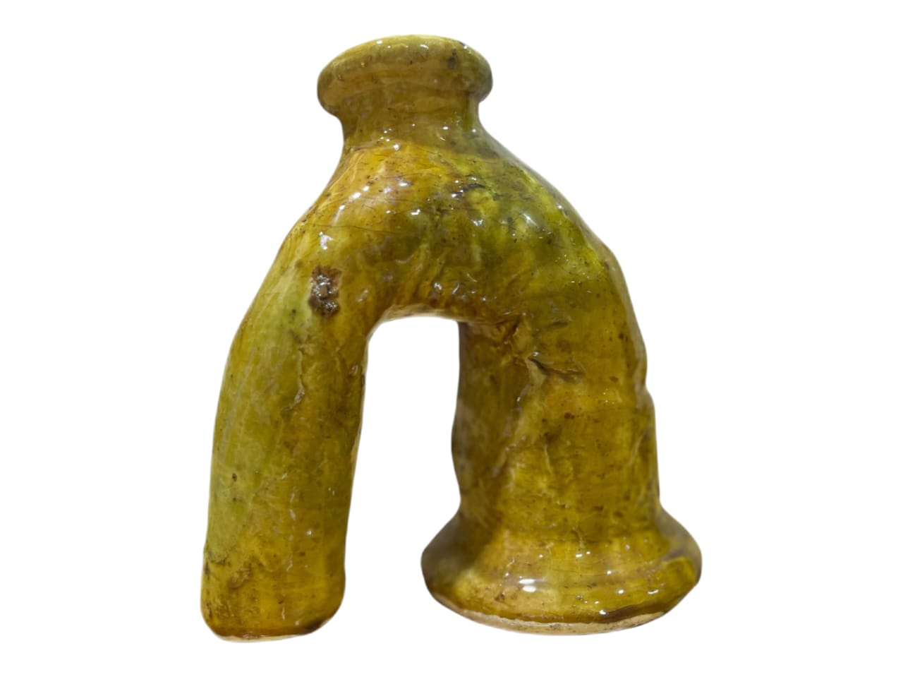 Vase Tamagourte Jaune 2 Pieds