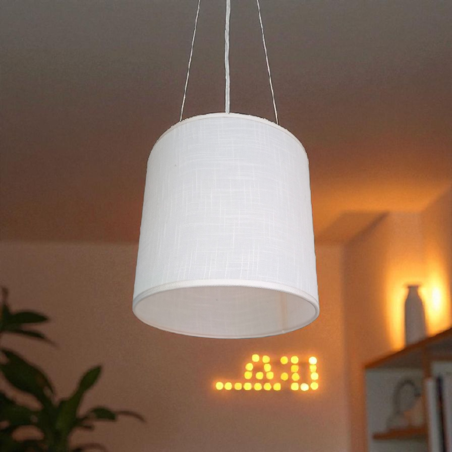 Applique suspendue en tissu motif nature