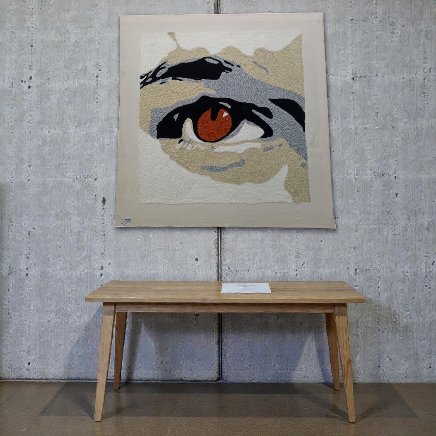 Tableau en Broderie – Œil Mystique