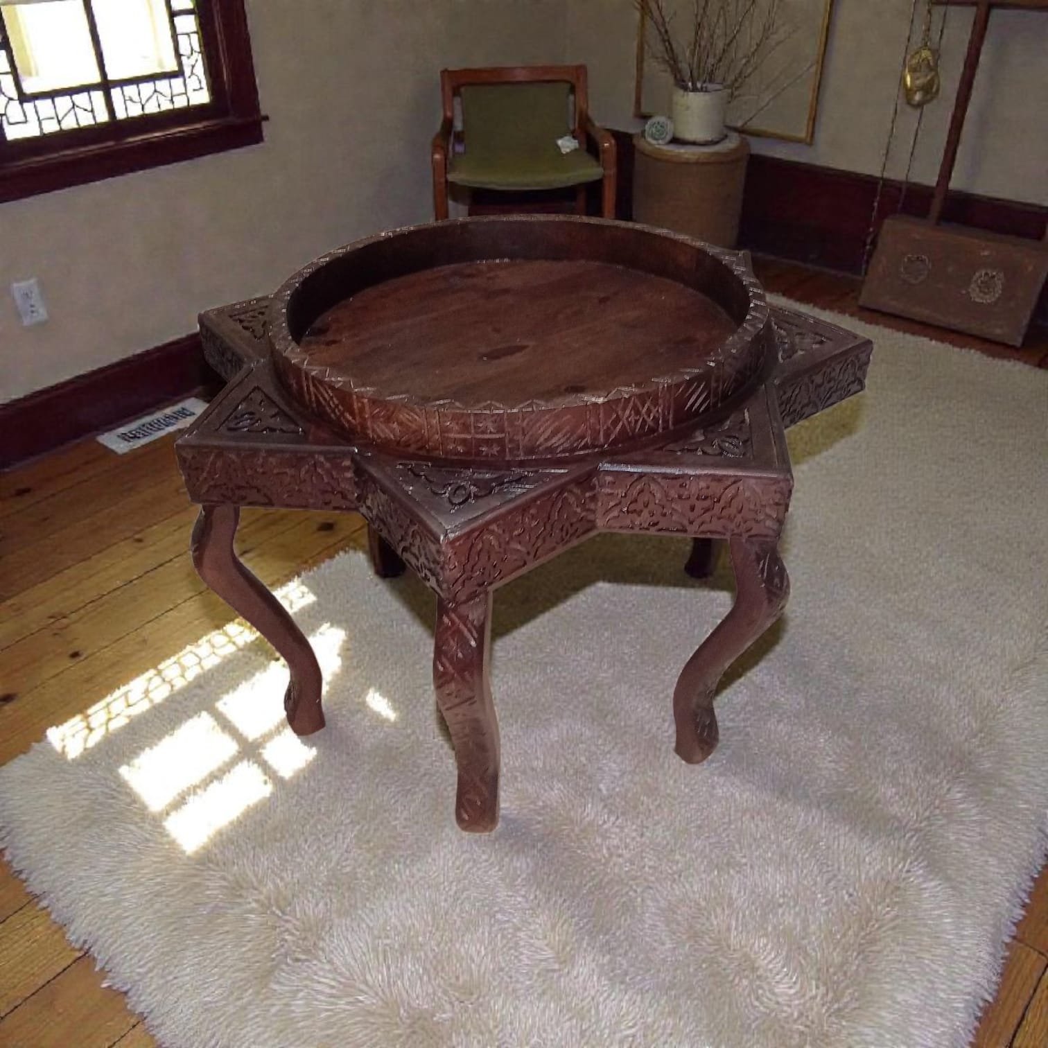 Table artisanale Octopus
