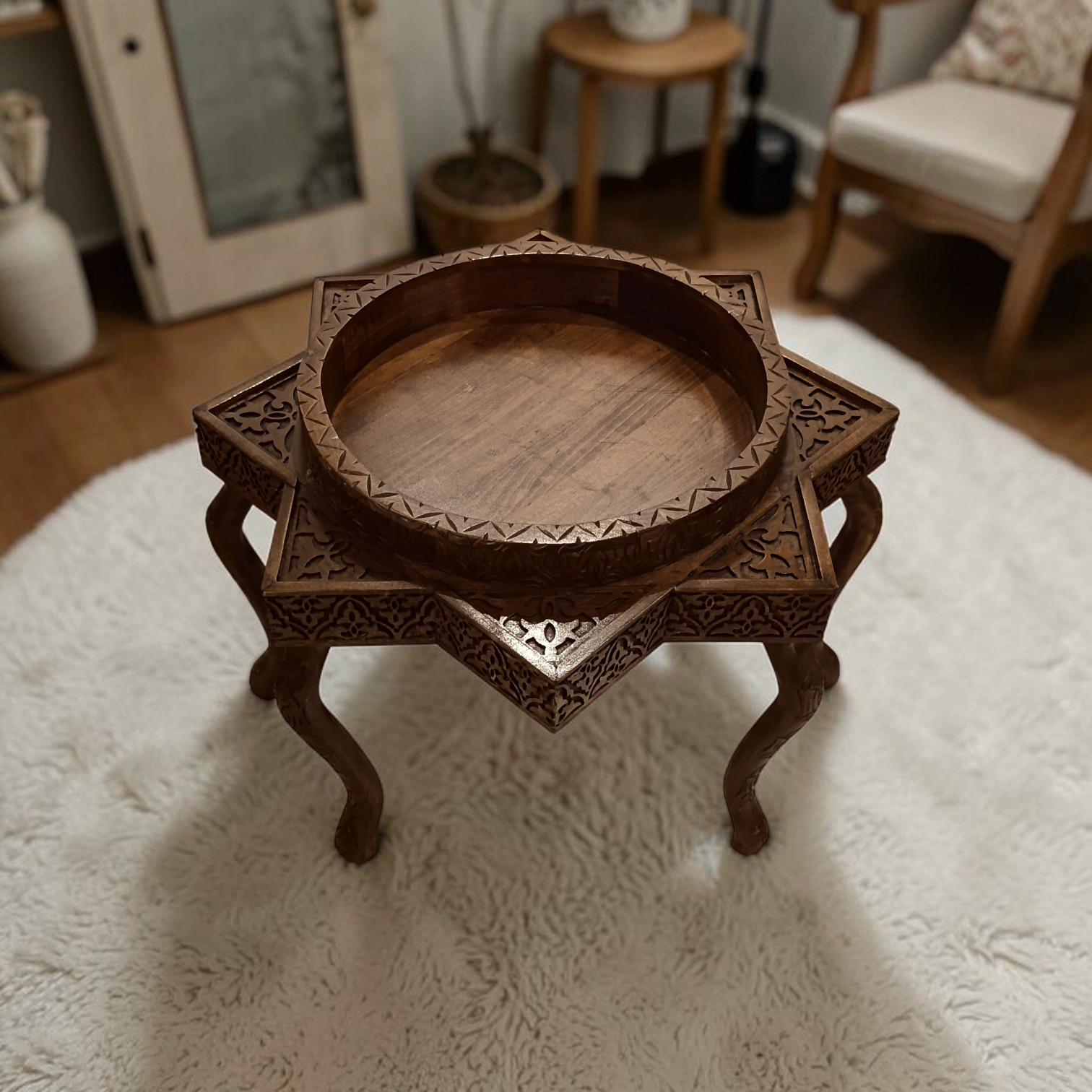 Table artisanale Octopus